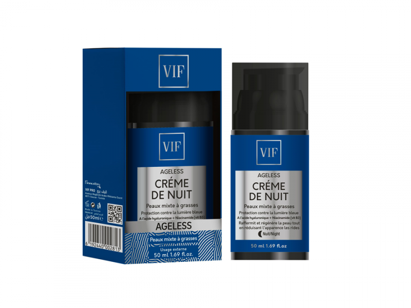 Ageless creme de nuit peaux mixte à grasses 50ml
