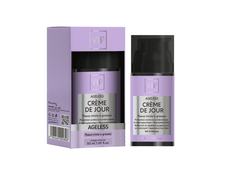 Ageless creme de jour peaux mixte à grasses 50ml