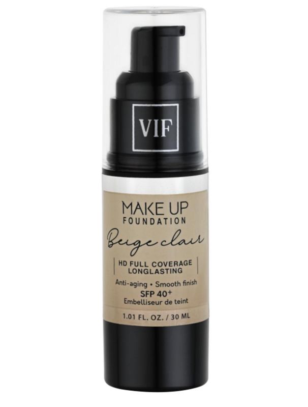 Fond de teint beige clair